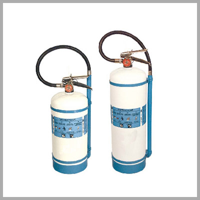 red mri safe fire extinguisher